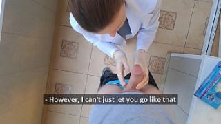Dokter Muda Rusia Memberikan Layanan Oral Saat Konsultasi! (asmr Pov)