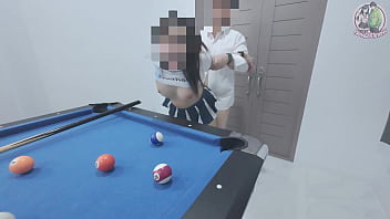 Gadis Thailand Naik Ke Meja Biliar… Dan Digituin Keras! Suara Asli Thailand