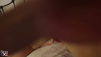 2170 B – Lengkap – Amatir Prancis, Gaun Malam Satin Kuning, Pakaian Dalam Biru Turki, Doggystyle, Rimming, Blowjob, Pov