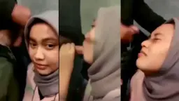 Hijab Basah Kena Cairan Di Wajah