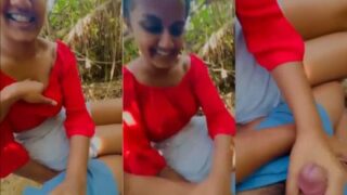 Pacar Cantik Kasih Handjob Di Luar Ruangan Untuk Kekasihnya