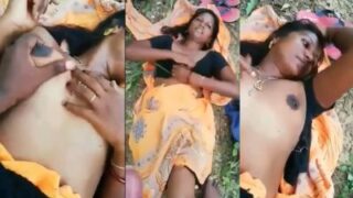 Wanita Berselingkuh Menikmati Hubungan Intim Di Luar Ruangan Dengan Kekasihnya