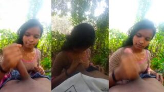 Gadis India Selatan Mengocok Kontol Dan Ngentot Mulut Di Hutan