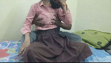 Cewek Kuliahan India Digenjot