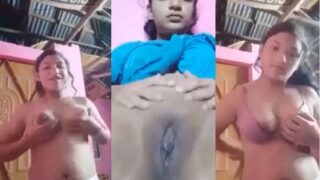 Big Montok Cewek Desi Bugil Goyang Depan Kamera Bikin Video Mms