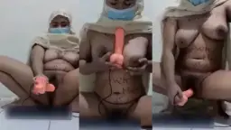 Janda Mukenah Colok Memek Gatel Sange Bego